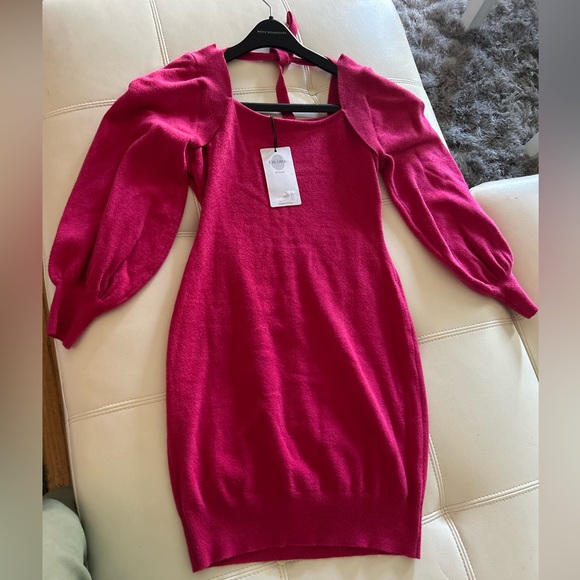 Exlura Elegant Pink Women's Dress - Picture 3 of 4